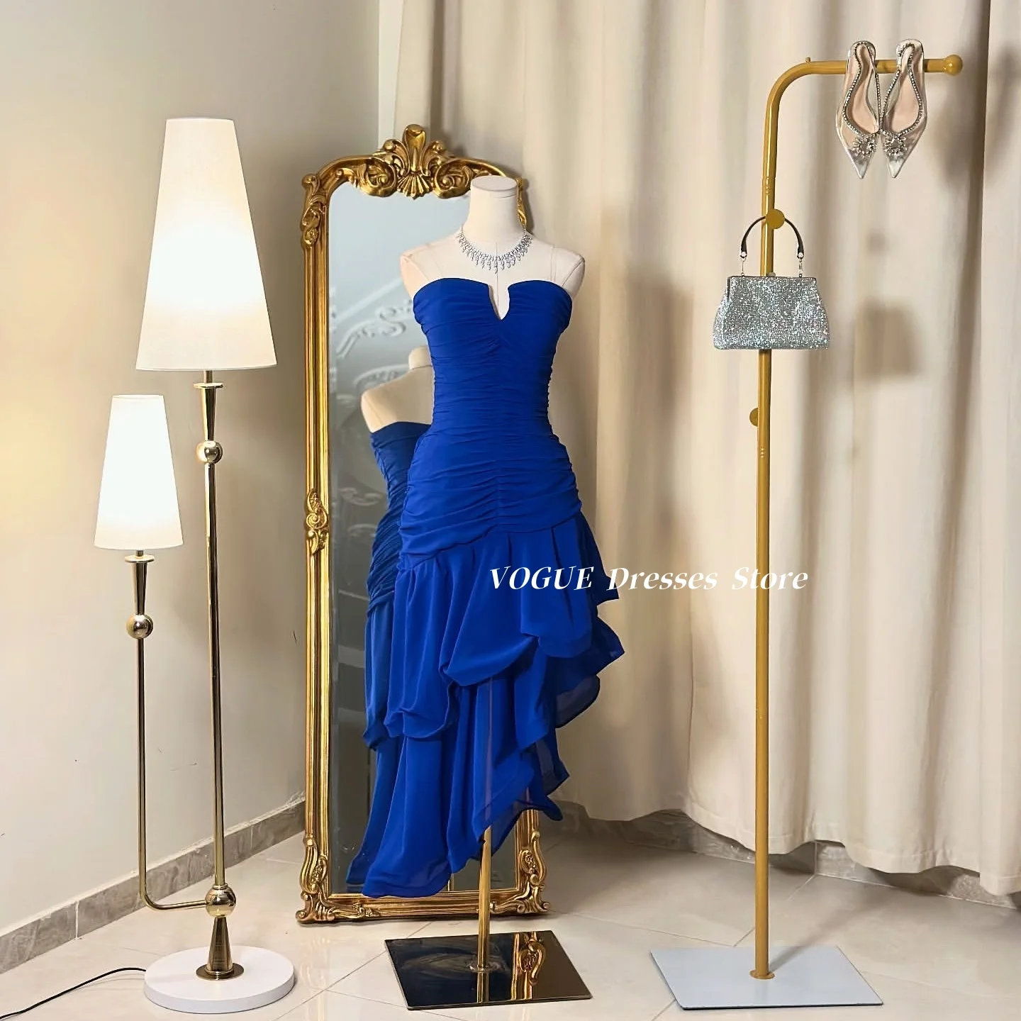 

Fashion Mermaid Evening Dresses Modern Elegant Off Shoulder Royal Blue Evening Dresses فساتين سهرة فساتين سهرات Customized