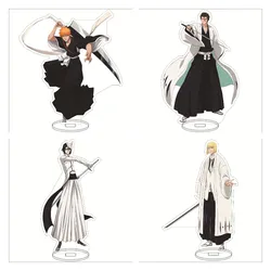 Anime BLEACH Figures Kurosaki Ichigo Aizen Sousuke Acrylic Stands Character Hirako Shinji Decor Model Prop Birthday Gift 15CM