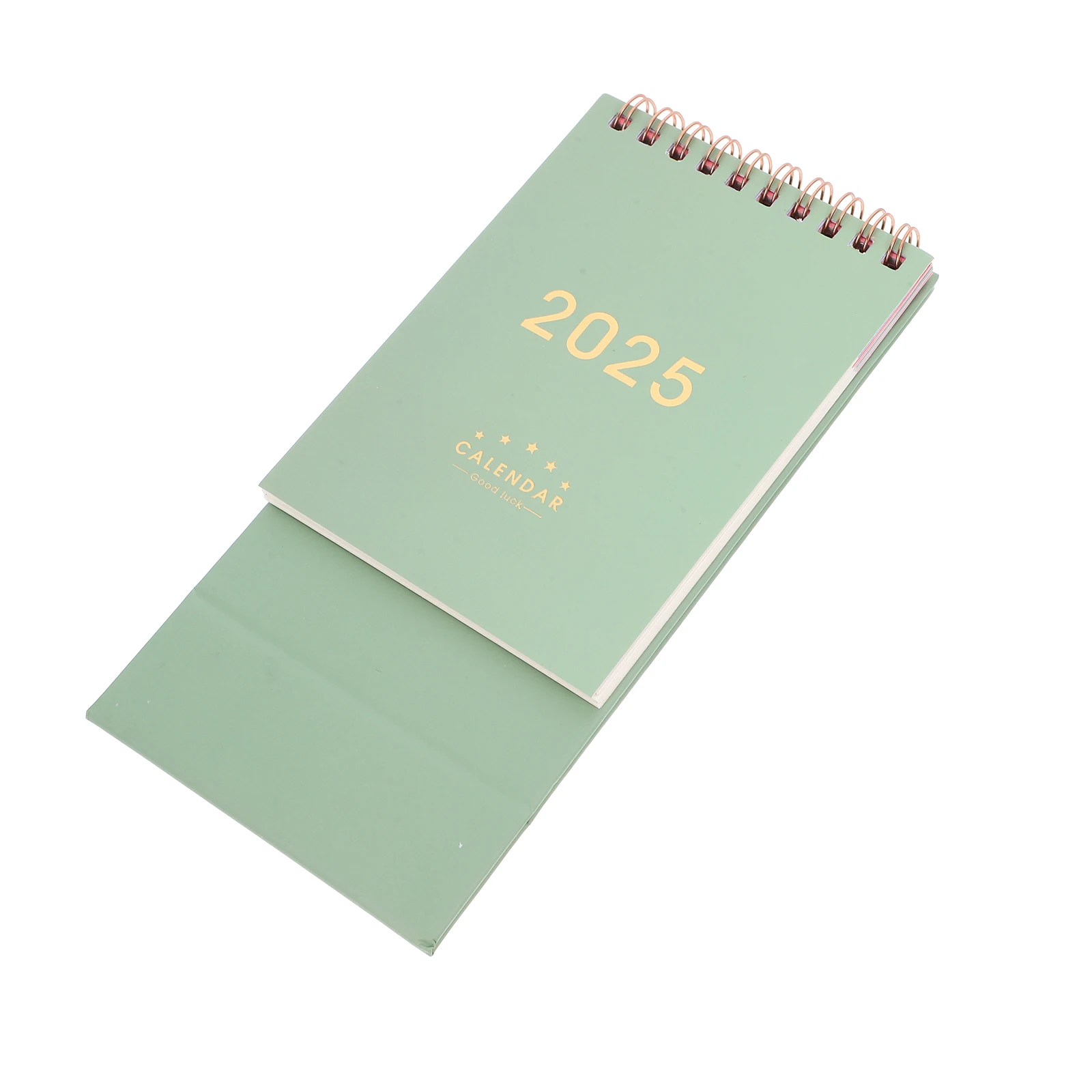Countdown Desk Calendar 2025 Thick Paper Monthly Memo Standing Desktop Calendars Office Table Planning Schedule Tracking