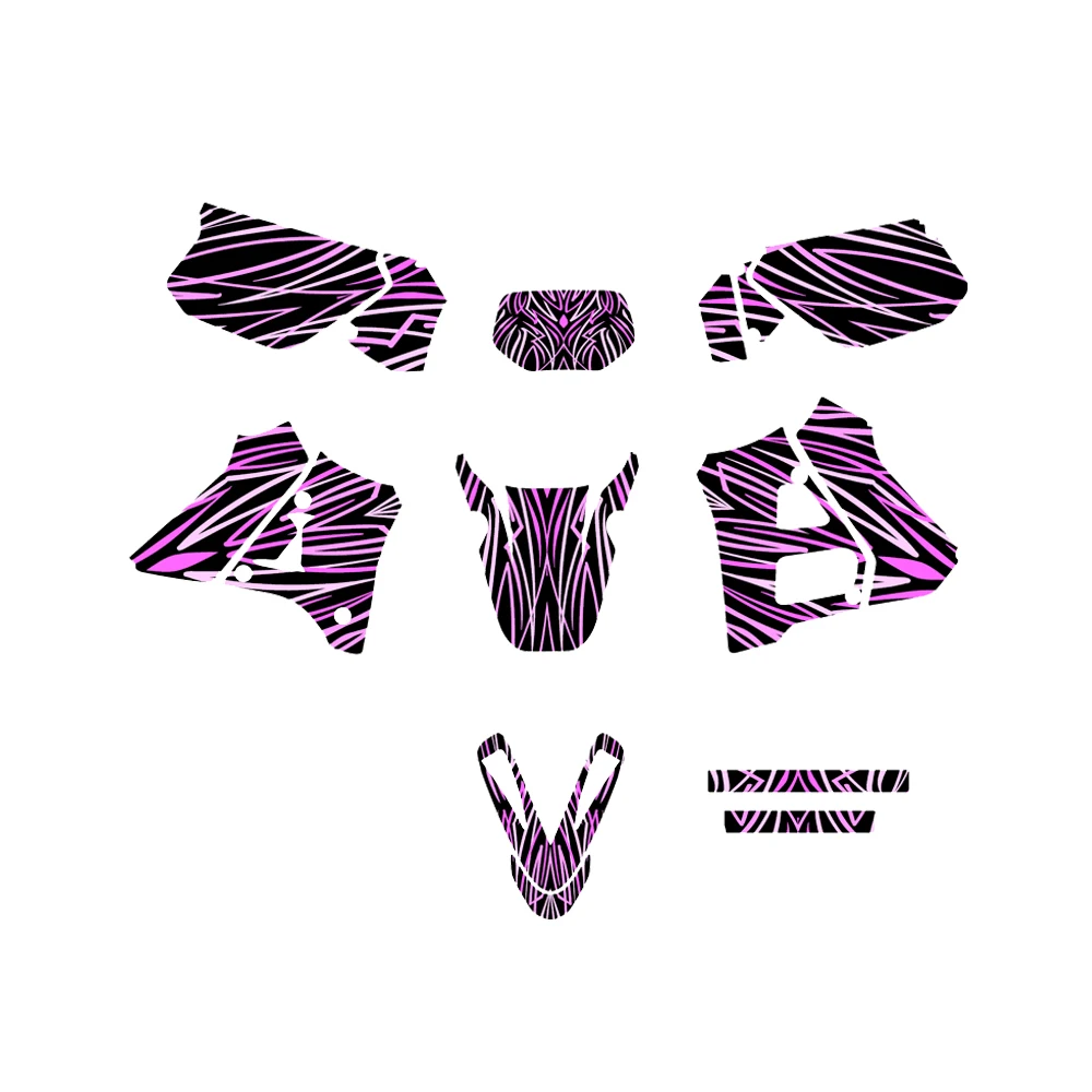 Fit For DT125R DT200R DT 125R DT 200R Full Set Motorcycle Team Graphics Decals Stickers Kit Customized Stickers