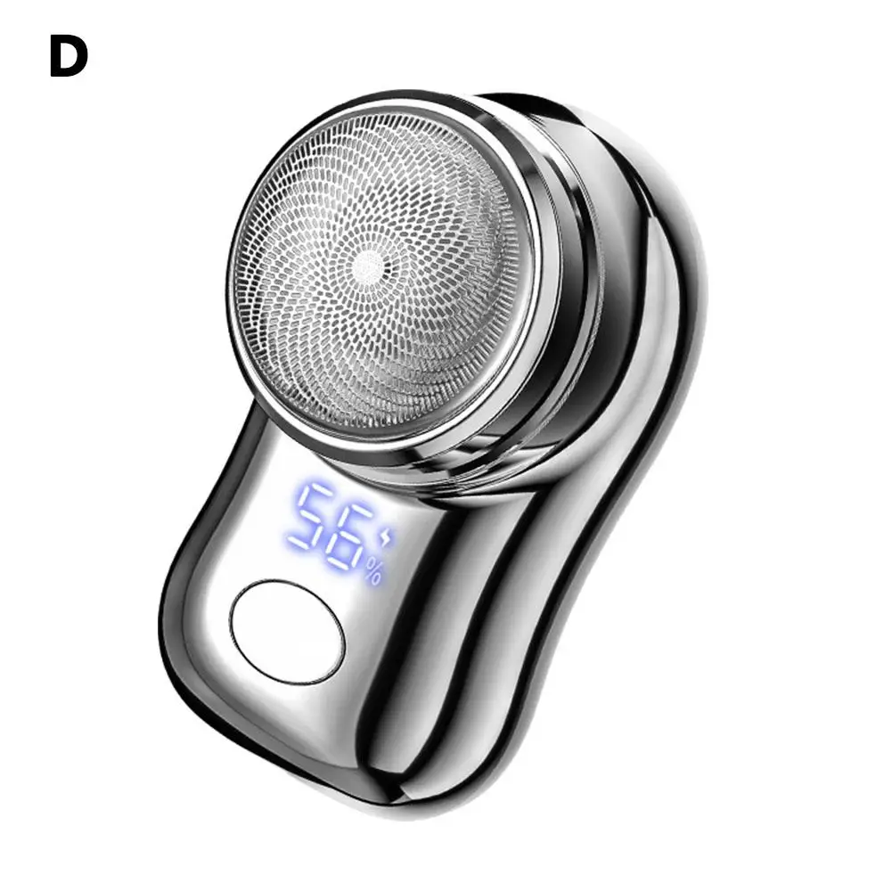 남성용 미니 전기 면도기, 휴대용 수염 칼, C타입 충전 면도기, 얼굴 바디 면도기, 디지털 전원 디스플레이, Y2E7