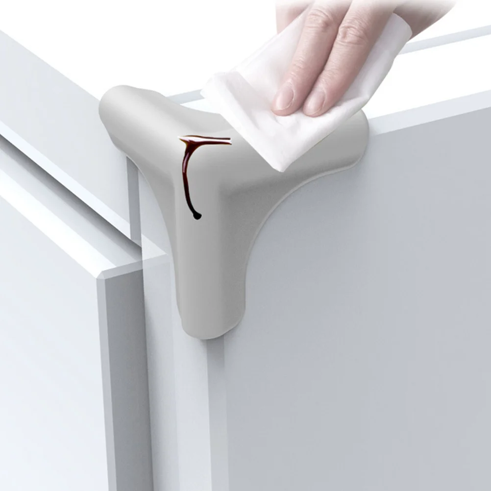 Protections d'angle en Silicone pour la sécurité, 4 pièces, protecteurs de bords de meubles de qualité supérieure, Surface lisse et facile à nettoyer, convient aux tables,