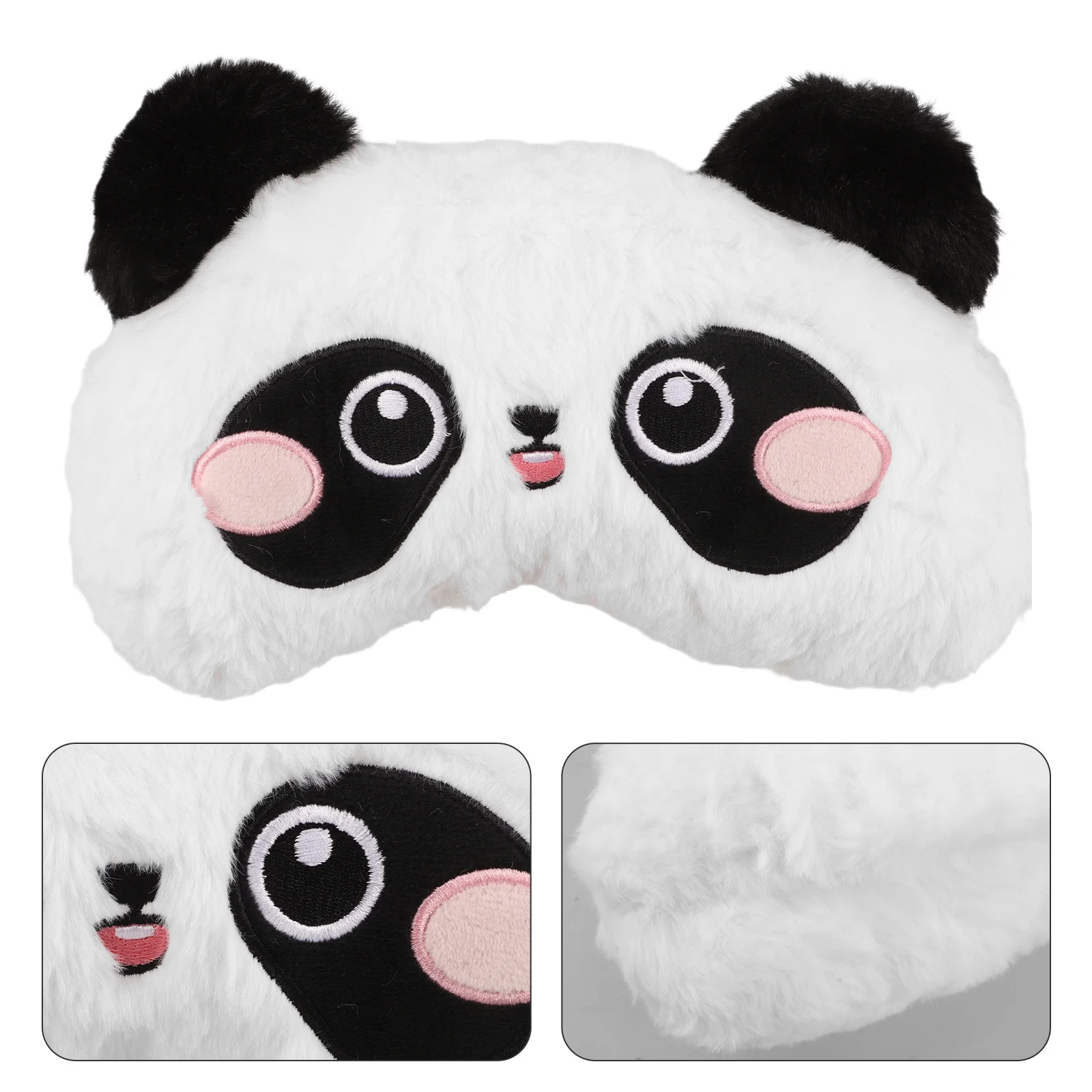 

Panda Car Headrest Pillow Soft Neck Support for Adults Kids Recliner Head Pillow Cute Car Interior Accessory Travel Driving