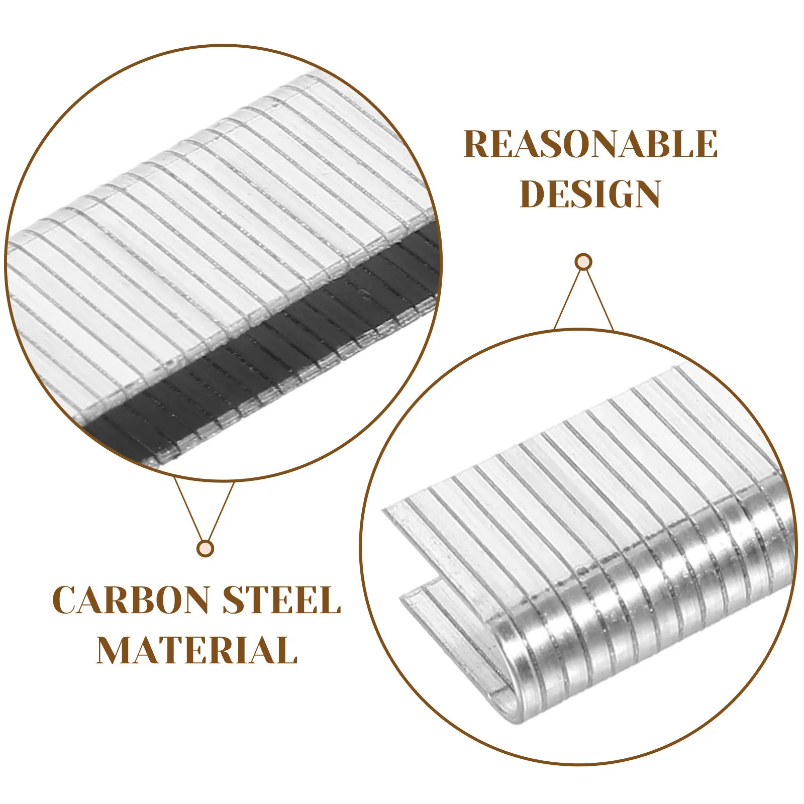 

1000Pcs Pneumatic Code Stapler Nails Carbon Steel Staples Heavy Duty Narrow Crown Staples for Woodworking and Upholstery