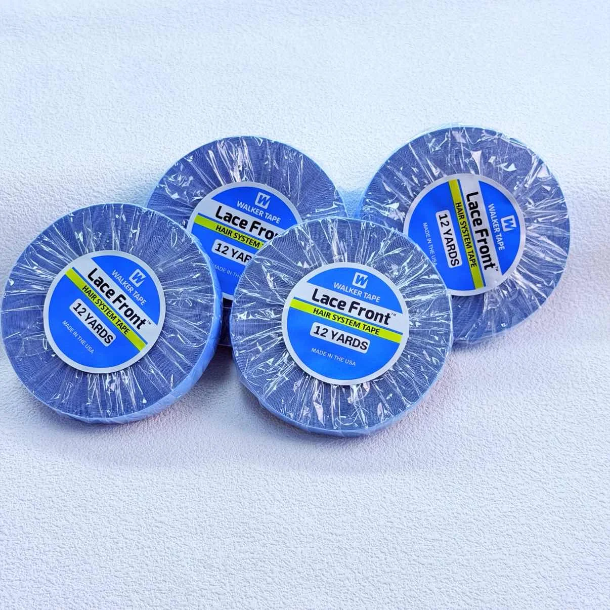 

1 Roll 0.8cm*12Yards Double Sided Adhesives Blue Lace Front Super Walker Tape For Tape Hair/Skin Weft Hair/Lace Wigs/Toupee