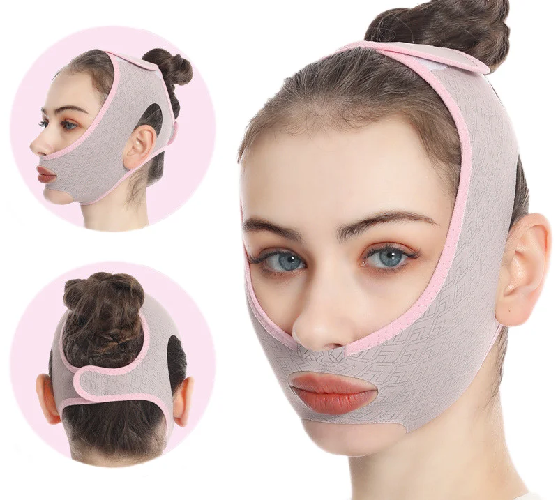 Reusable Face Strap, V Line Mask, Double Chin Reducer, Chin Up Patch, Chin Strap, V Shaped Belt, V Shaped Face Mask for Sagging