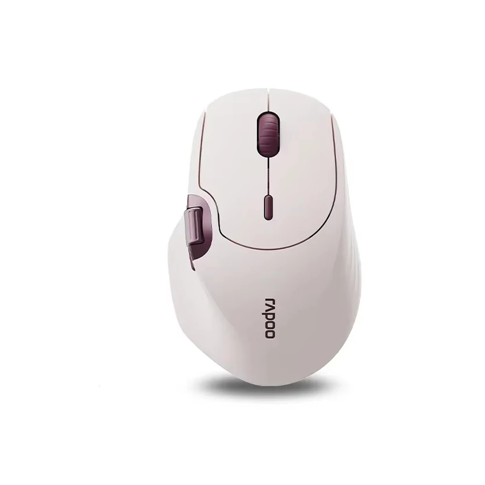 RAPOO MT560 Wireless Mouse Bluetooth Three Mode Magnetic Side Scroll Wheel Office Mouse Silent Button For Computer Office Gift