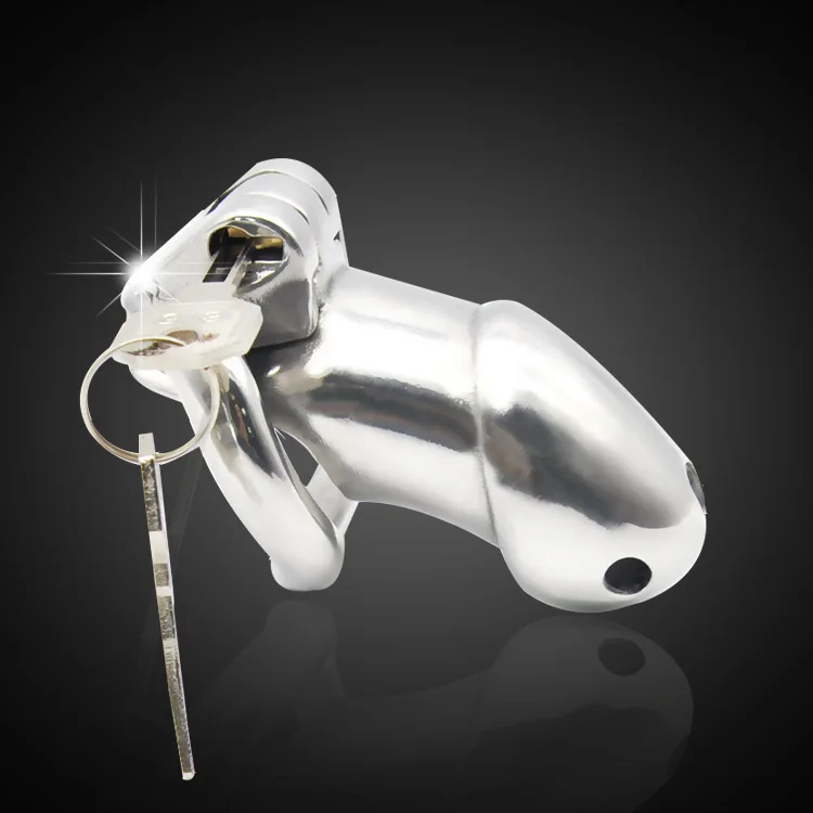 Metal Chastity Belt Penis Ring Cock Lock Bondage Delay Ejaculation Chastity Devices Scrotum Bondage Cock Cage Sex Toys For Men
