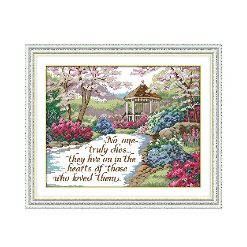 True love lasts forever cross stitch kit aida 14ct 11ct count printed canvas stitches embroidery DIY handmade needlework