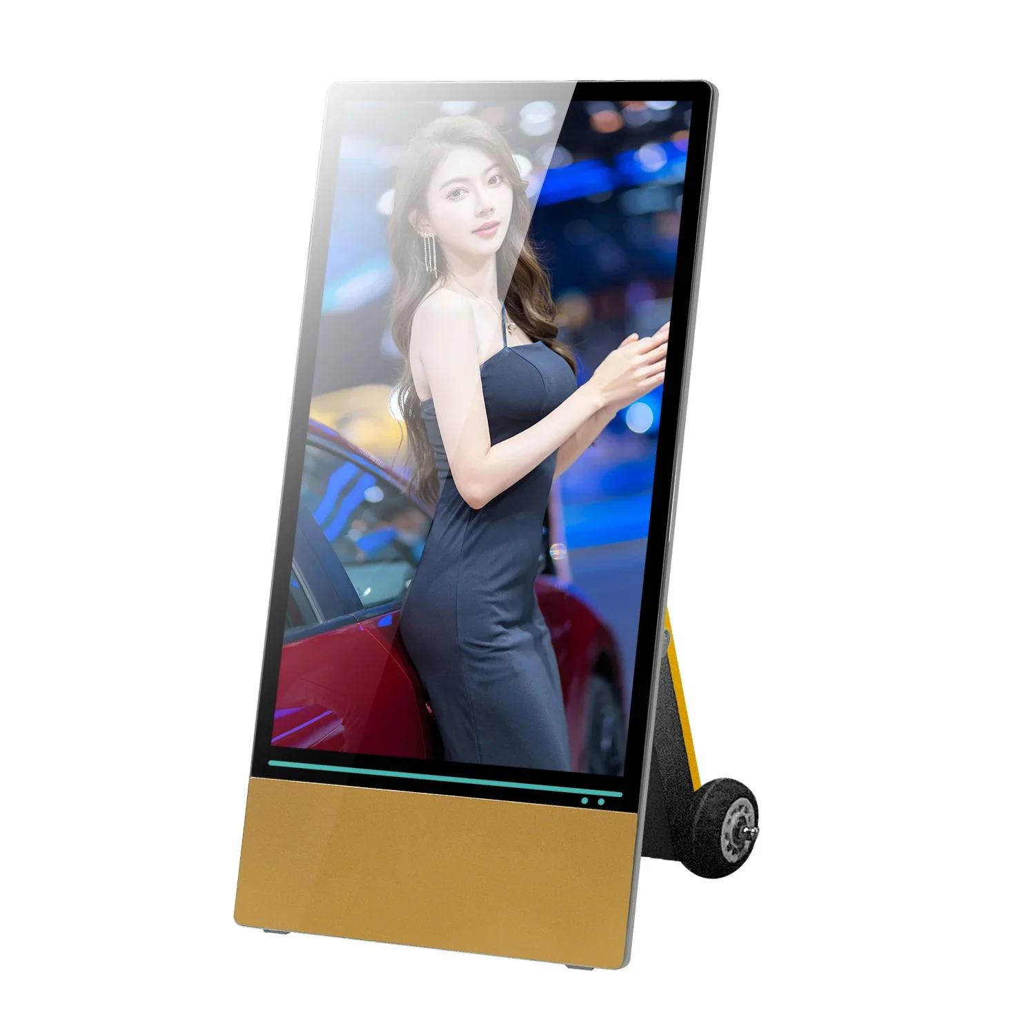 50 Inch Floor Standing Capacitive Touch Screen  Advertising Player Wireless Digital Signage and Display Screen Indoor