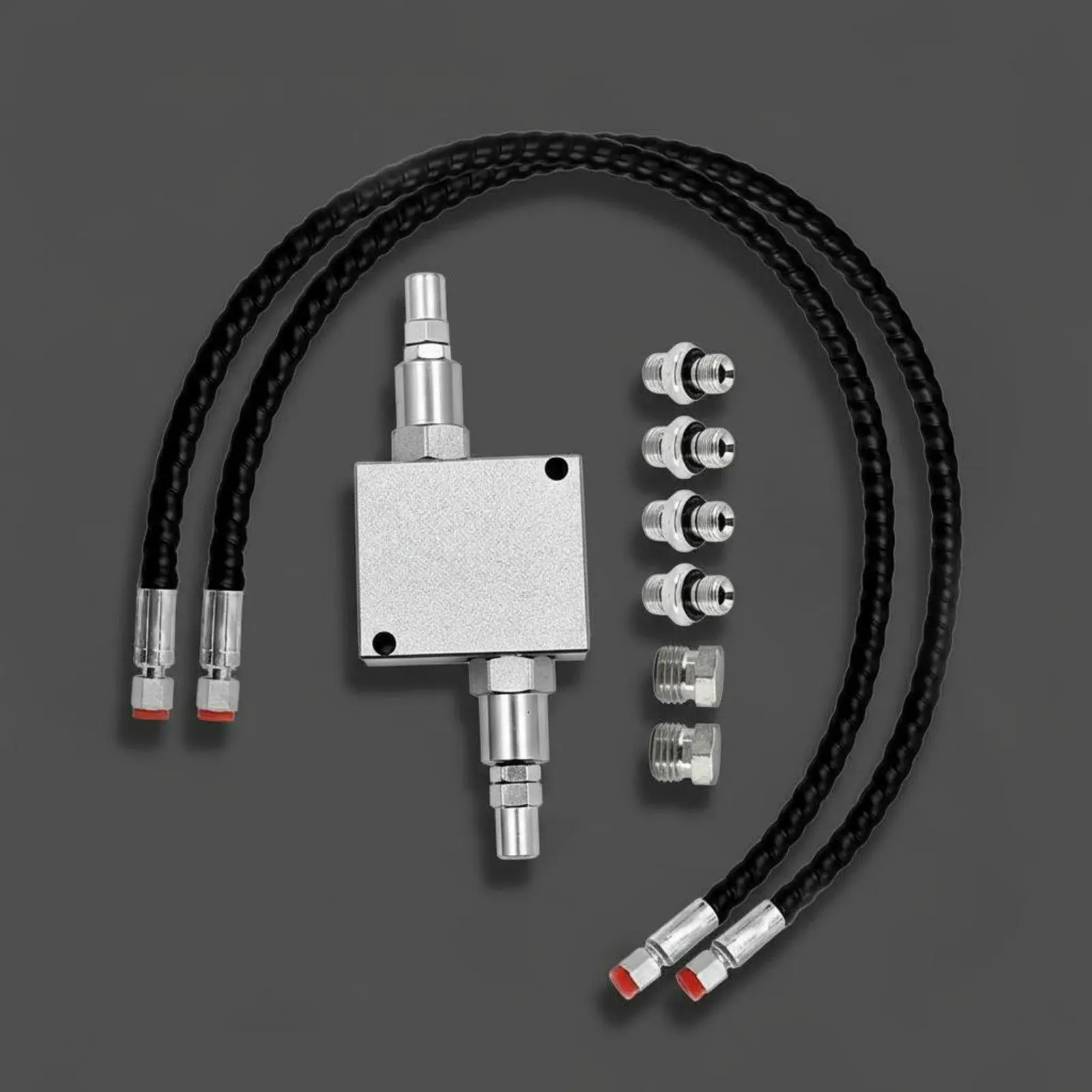 Digger Hydraulic Buffer Valve Shock Dampener Metal Rubber Construction Pressure Spike Prevention for Compact Machinery Comfort