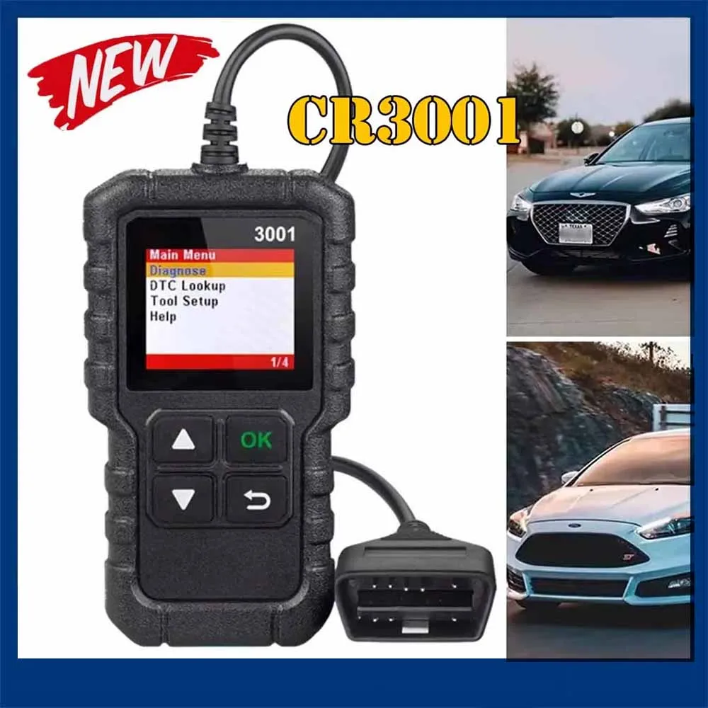 

Car Diagnostic Tools X431 CR3001 Car Full OBD2 Automotive Multilingual Code Reader Scanner Check Engine Free Update