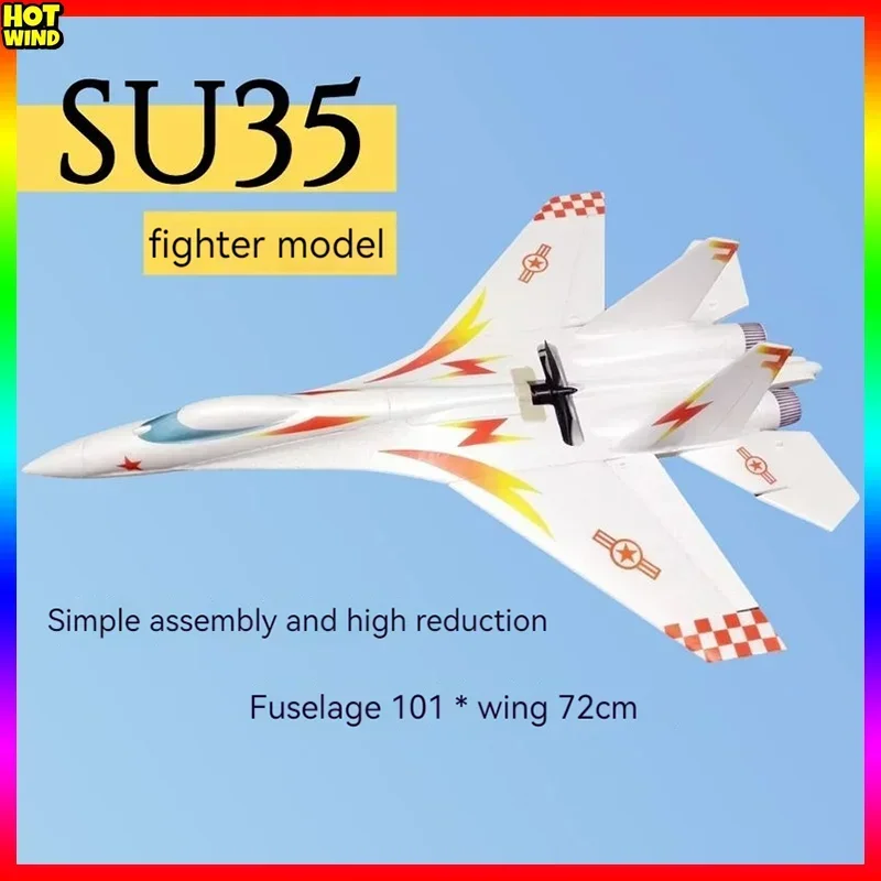 

Su 35 Fixed Wing Remote Control Aircraft Four Channel Fighter Glider Fall Resistant Epo Foam Assembly Model Su35