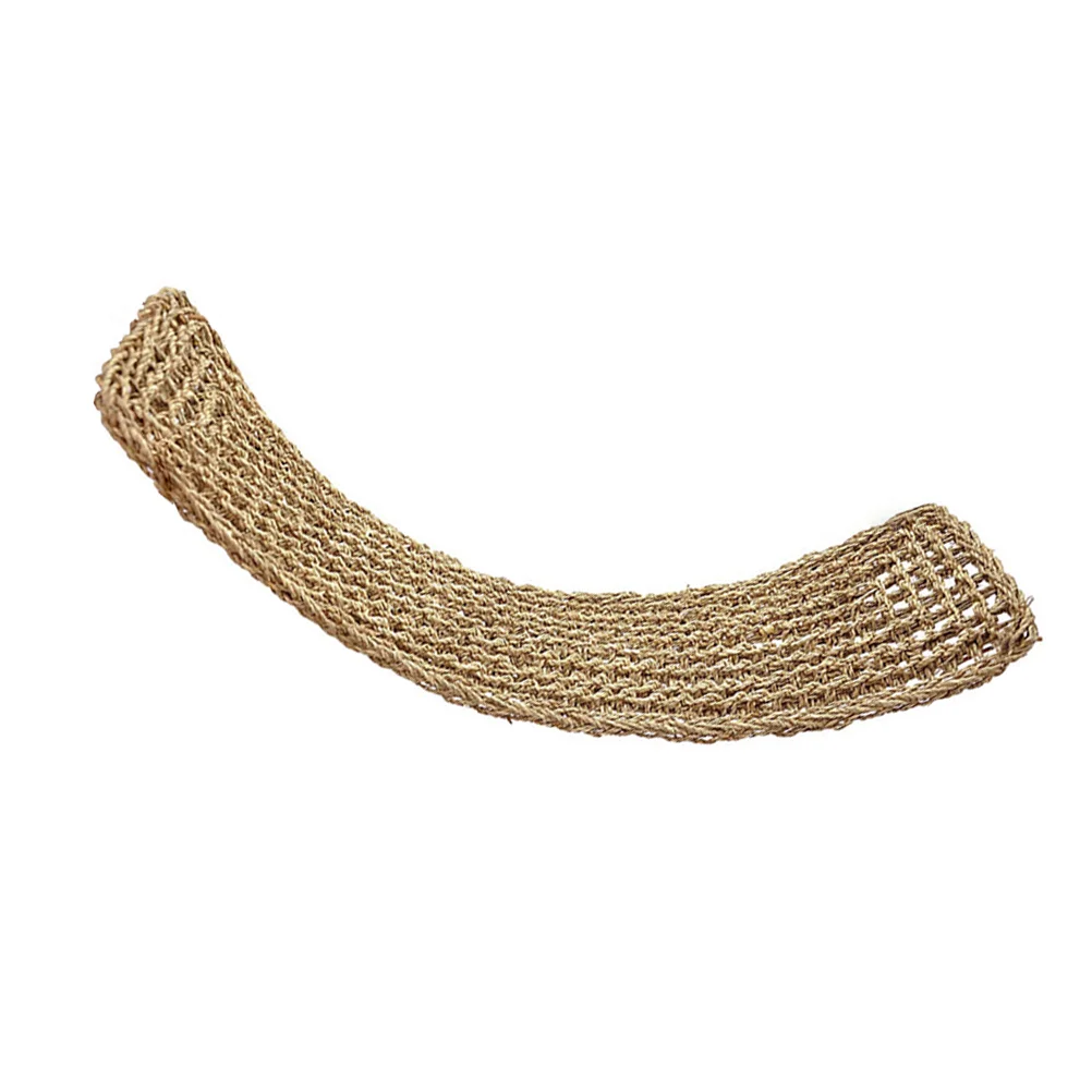 

1PC Handmade Woven Lizard Hammock Natural Sea Grass Woven Pet Mat (Light Brown) Reptile Lizard Hammock