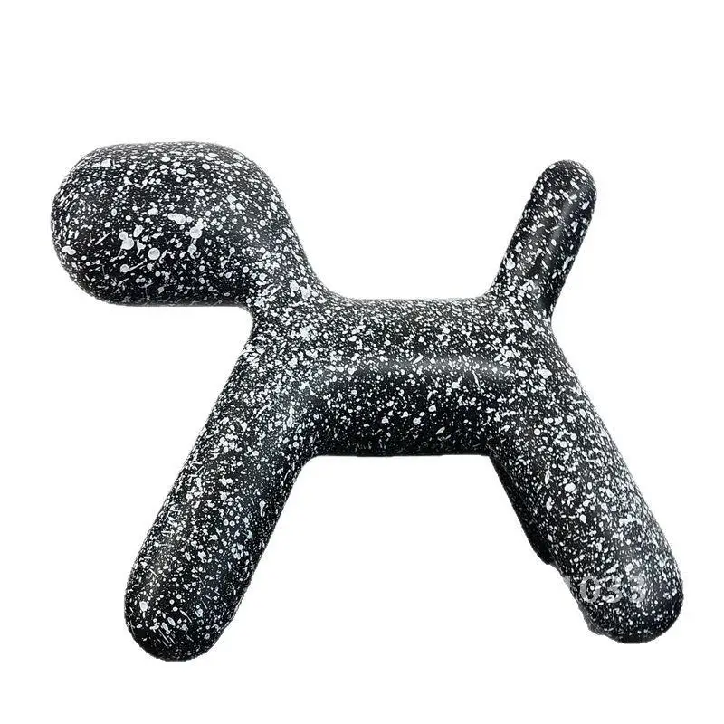 Abstract Dog Balloon Resin Sculpture Modern Minimalist Home Entrance Decor Simple Nordic TV Wine Cabinet Cafe Decoration