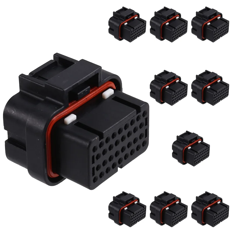 

AMP TE Connective 34 Pin Female Tyco Auto Oil Gas Connector 10Pcs 4-1437290-0 Computer Connectors