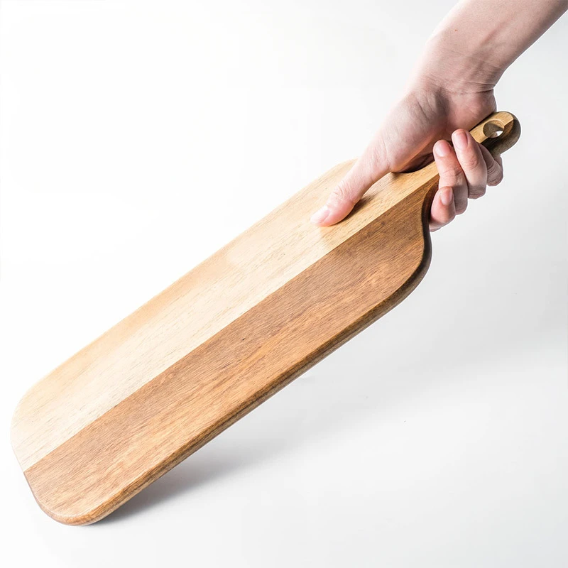 

Wooden Cutting with Handle Kitchen Household Serving Wooden Cheese Board Charcuterie for Bread Fruit Plates