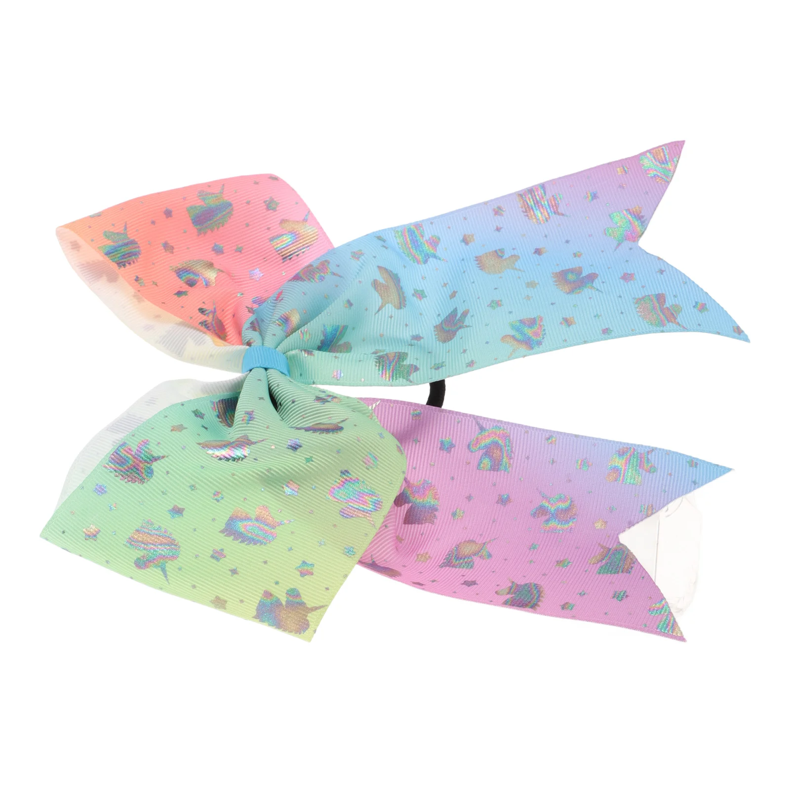 

Big Bow Hair Ties Elastic Bands Unicorn Girls Accessories Ponytail Holders Thin Hair Elastics Styling