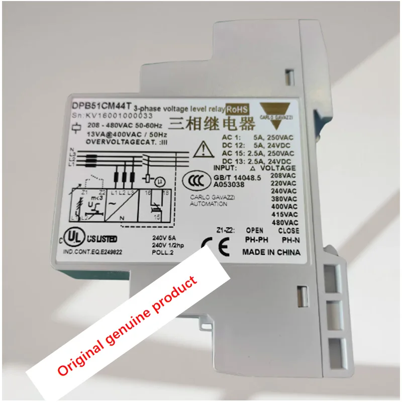 DPB51CM44 DPB51CM44T DPB51CM44B006 DPB51CM44B006T DPB52CM44 Original CARLO GAVAZZI Protective Relay