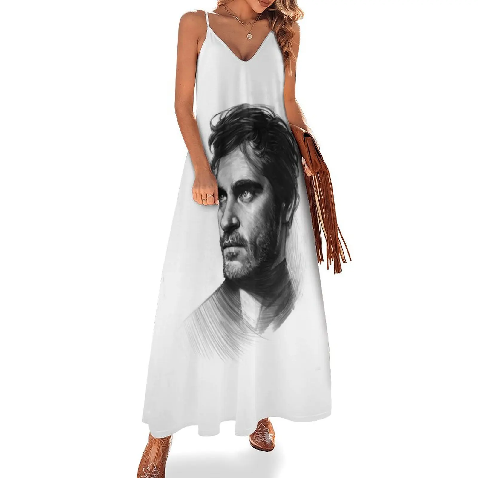 

Joaquin Phoenix Sleeveless Dress women's summer dresses 2025 prom dresses Women's clothing