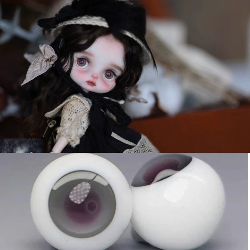 

10-6-6.5/ob11 Glass Eyeball Handmade DIY Ultra-light Clay Stone Plastic/clay Making Small Statue Eye Accessories Glass Eyeball