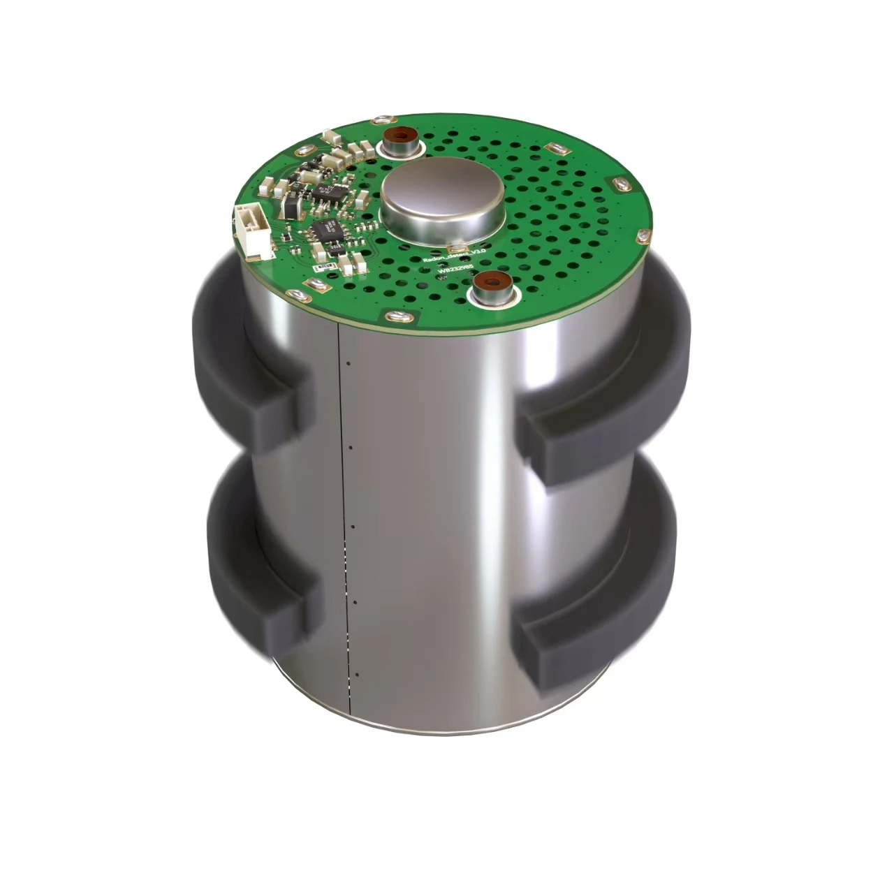 AIKESI RM-75 Detektor Radon dengan Layar Sentuh Sensor Alarm Ion Berdenyut Monitor Kualitas Udara Rumah Detektor Gas Pintar