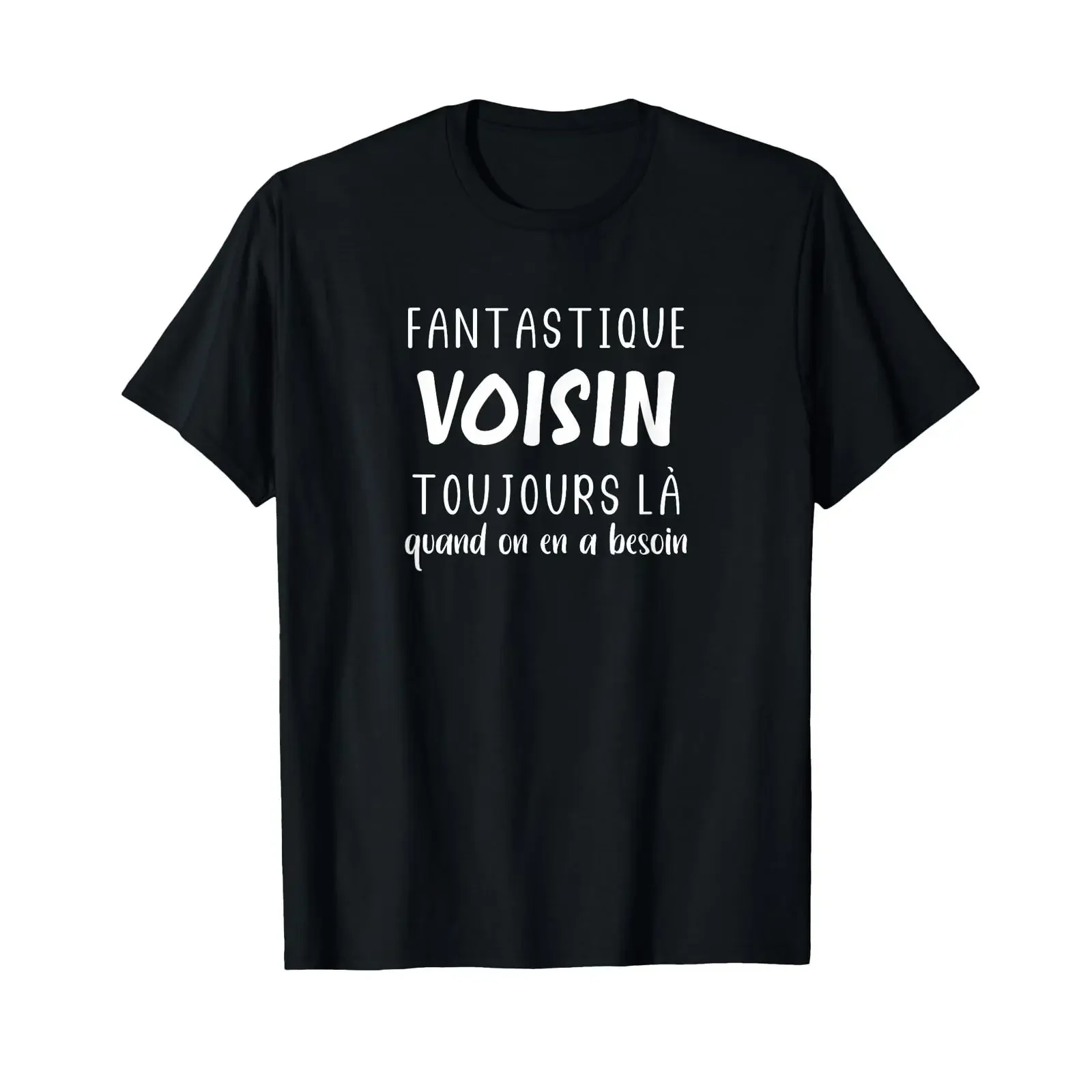 „Neighbors Day Man Humor“ – Fantastisches T-Shirt mit dem Motiv „Schwarzer Nachbar“, Vintage-Look, gewaschen, atmungsaktives Oberteil für den täglichen Gebrauch, Grafikdesign für Herren.