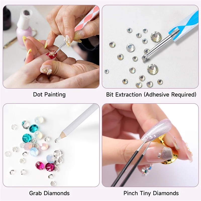 

【A87T】Craft Glues 5-Point Pen Tool Included, 3 PCS 110Ml B7000 Glue Clear With Precision Tip, B7000 Rhinestone Glue Set