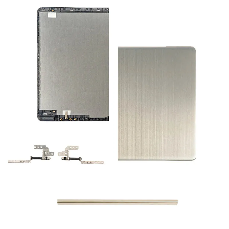 

For ASUS VivoBook S510U A510 A510U X510 F510U S510 F510 NEW Case LCD Back Cover Hinges Laptop Housing Case replace GOLD Metal