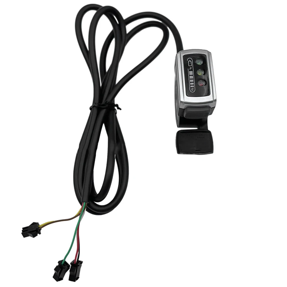 

24V/36V/48V Ebike Thumb Throttle Electric Bike Speed Control LED TwistThumb Throttle Electric Bicycle Accessories