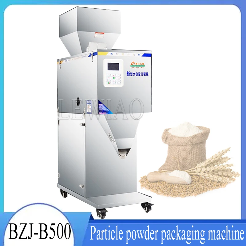 

20-5000g Particle Bag Tea Packaging Machine Cand Hardware Nut Powder Coffee Digital Control Automatic Weighing Filling Machine