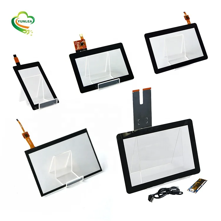 Small Size Touch Panel 1.44 2.8 3.5 4.3 5 7 8.4 10.1 Inch Custom Projected Capacitive (PCAP) Touch Screen
