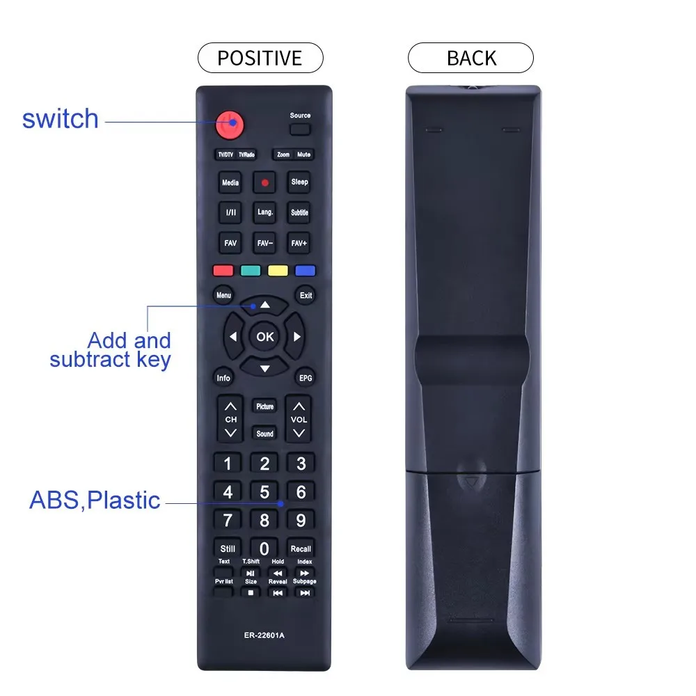 Remote control ER-22601A For Hisense TV 24D33 24E33 24F33 32D33 32D50 32P2 LHD32W26CEU LHD32D33EU LTDN40D36EU LTDN40D50