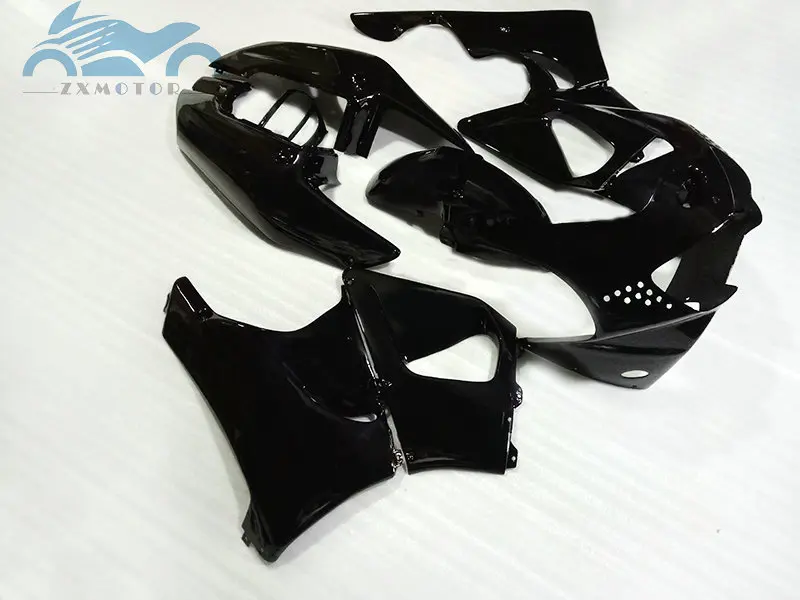 Free Custom Motorcycle fairing set for HONDA CBR900RR 919 glossy black fireblade fairings kit CBR919 98 99 CBR 900 1998 1999