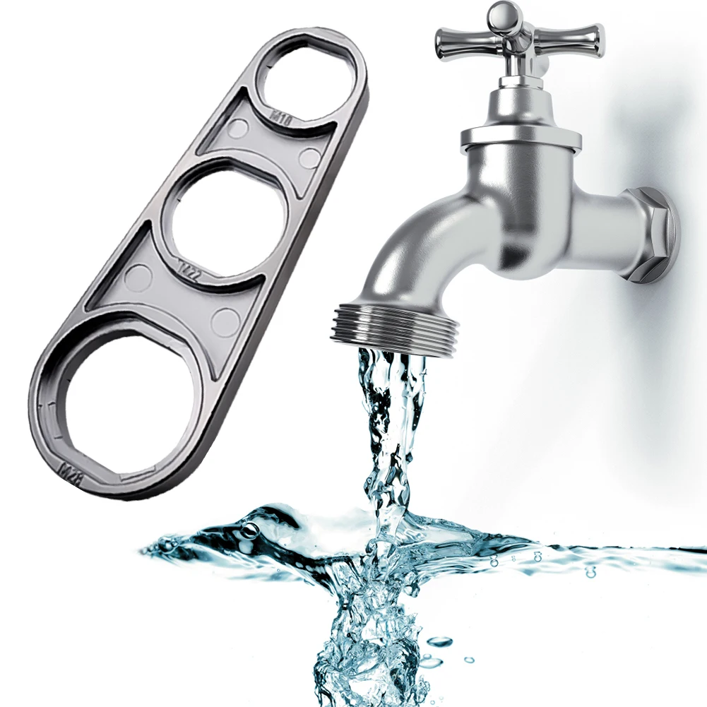 6 in 1 Faucet Wrench Tool Universal Water Outlet Aerator Nozzle Filter Removal Repair Disassembly Spanner Hand Tool