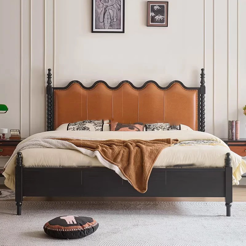 Safe Space Saving Bed Design Modern Simple Headboards King Size Bed Frame Children Letto Matrimoniale Lounge Suite Furniture