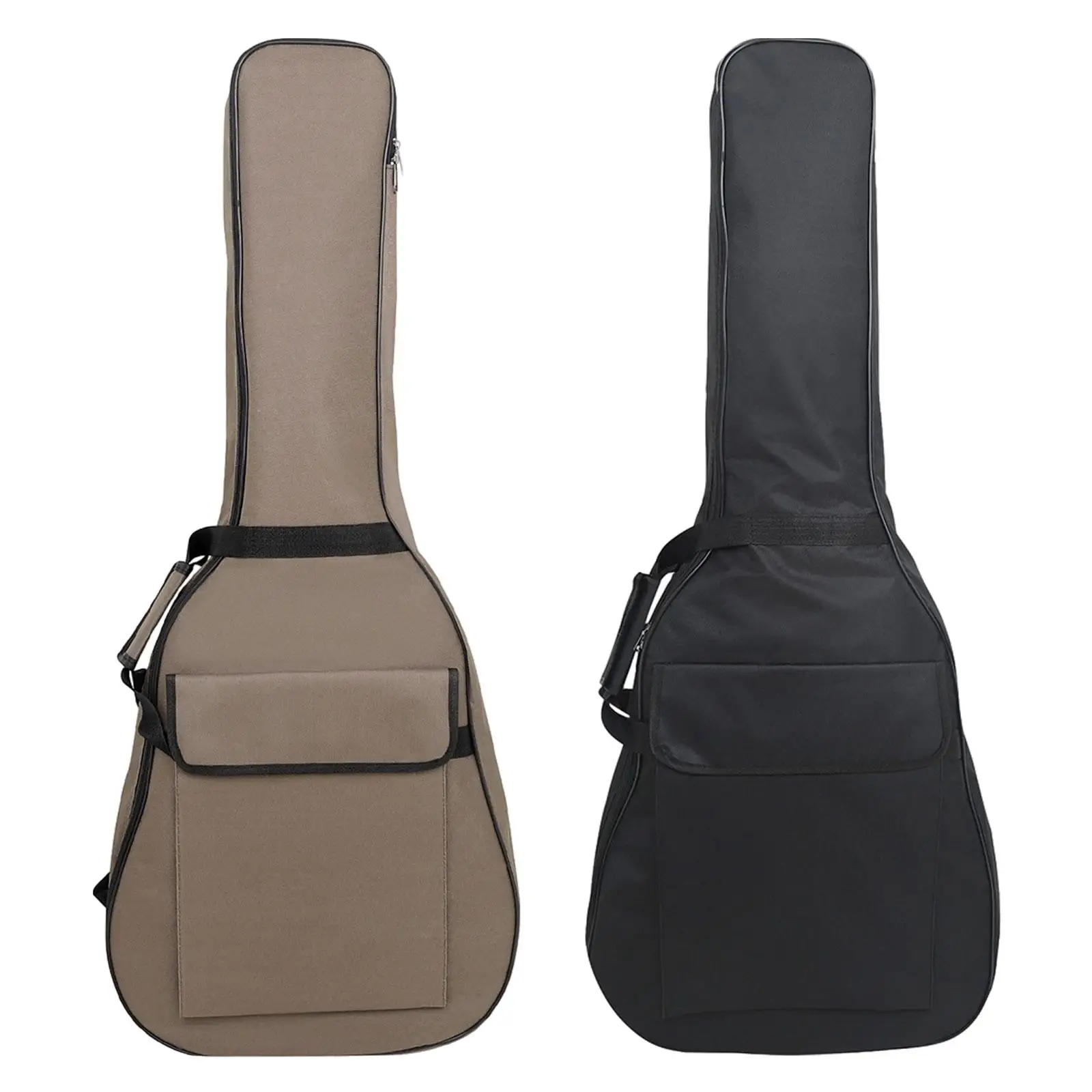 Bolsa para guitarra acústica de 41 ", correa para el hombro, práctica y grande bolsillo frontal