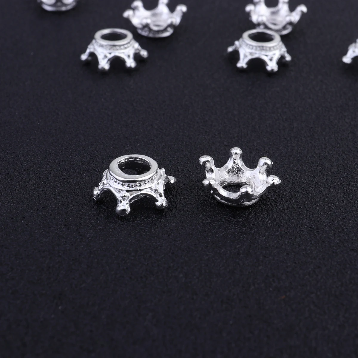 

4 Packs Mini Crown Jewelry Accessories Manual Pendant Accessory DIY Handmade Headdress