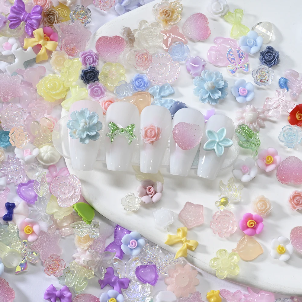 12 grilles 3D sucette dessin animé fruits Nail Art strass Flatback résine fraise raisin ongles breloques bijoux à bricoler soi-même gemmes décoration