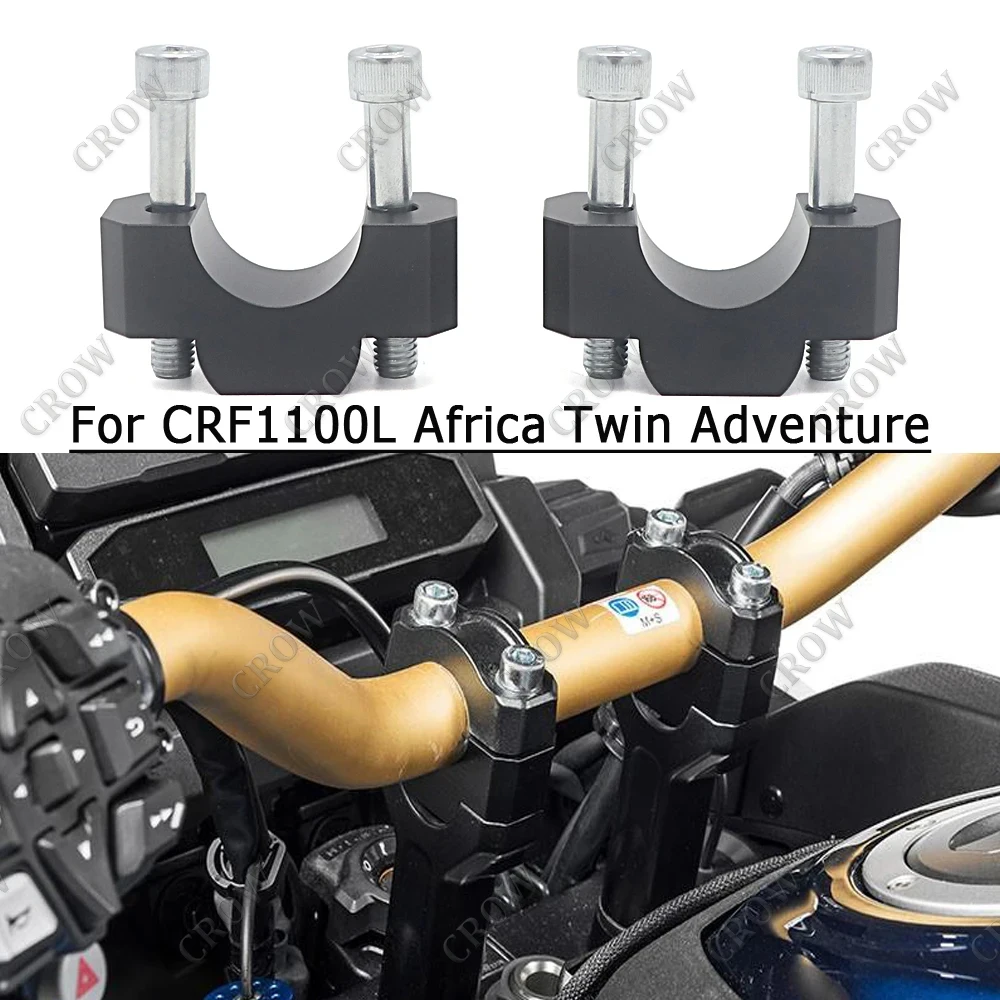 Motorcycle For HONDA CRF 1100L CRF 1100 L Africa Twin Adventure Sports Handle Bar Riser Clamp Extend Handlebar CRF1100L