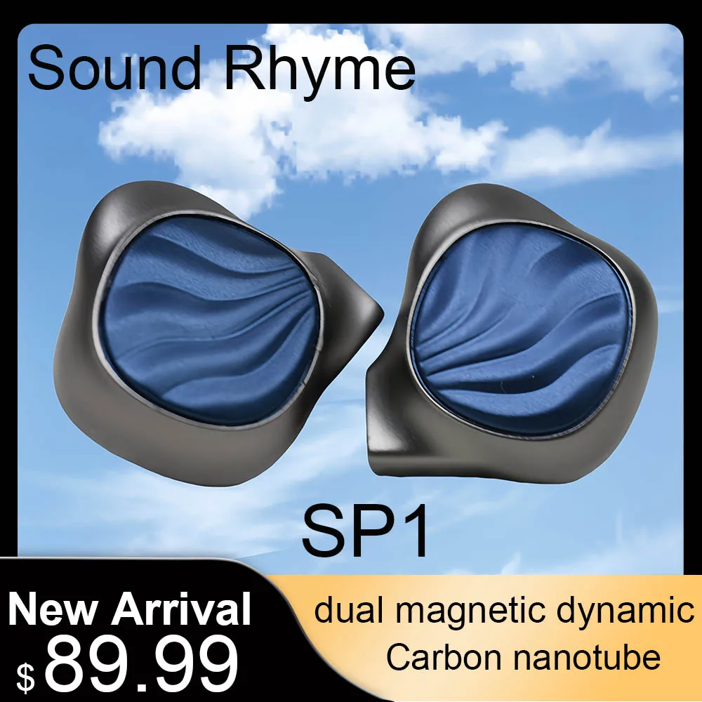 Sound Rhyme SP1 In-Ear HiFi Earphones 1 Dynamic Drive Semi-open Acoustic Design Music Headphones 0.78mm 2Pin 3.5/4.4mm Plug