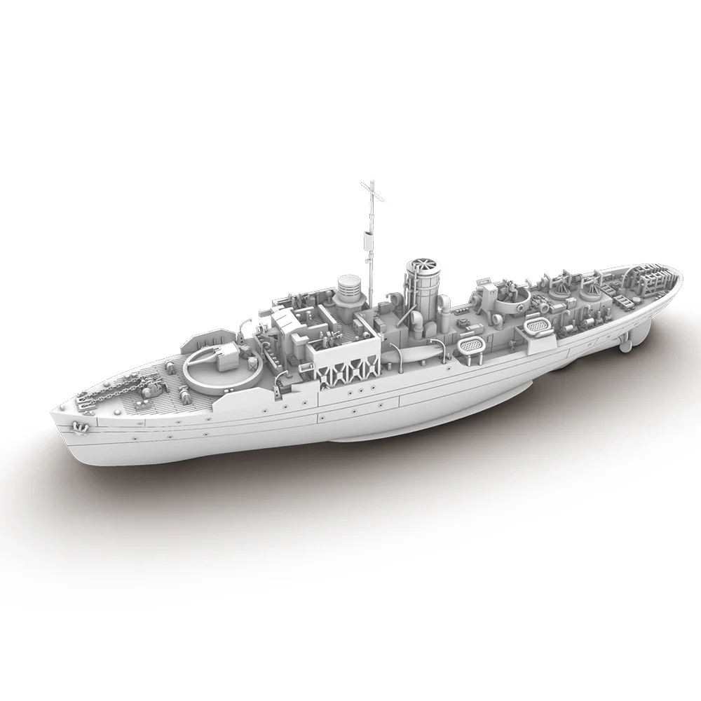 

France Flower class frigate Aconit RHWS005 1/1250 1/350 1/700 1/200 1/144 Military Model Kit Waterline