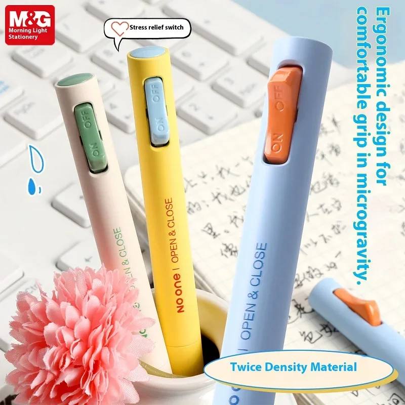 

Интересная декомпрессионная гелевая ручка с микрогравитацией 0,5, двойная бусина, износостойкая, прочная, наконечник ручки, шариковая ручка с переключателем снятия стресса