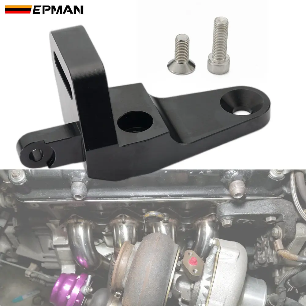 EPMAN Billet Engine Upper Power Steering Bracket for Honda B-Series B16 GSR B18c5 Type R CNC Aluminum Anodize EPTD911