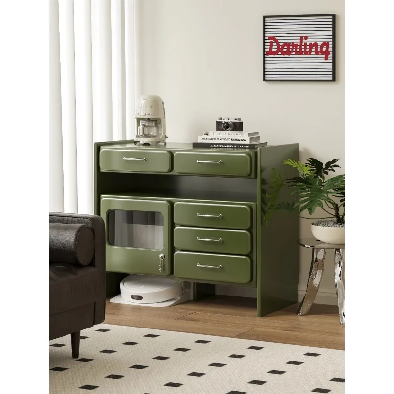 

Living room retro coffee cabinet