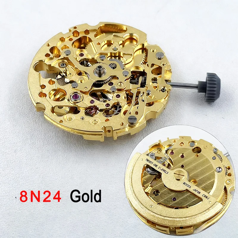 miyota-8n24-automatic-mechanical-movement-japan-original-21-jewels-gold-modified-skeletonsize-11-1-2'''-height-555mm