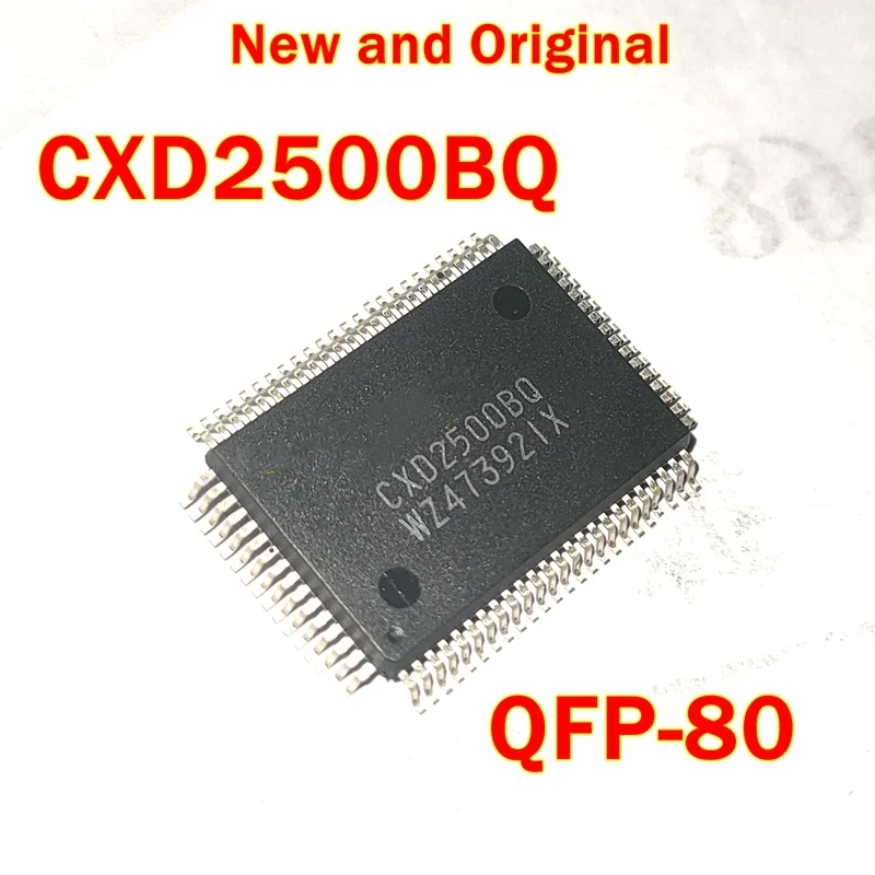 Cxd2500Bq New Original Qfp-80 Cd Digital Signal Processor Audio and Audio Amplifier Chip