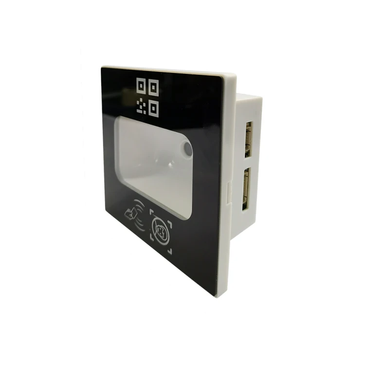 XT86B XTIOT مصنع الباب الدوار بطاقة الهوية موبايل NFC QR الماسح الضوئي RS485 قارئ الباركود يجاند الباركود الماسح الضوئي وحدة ثابتة