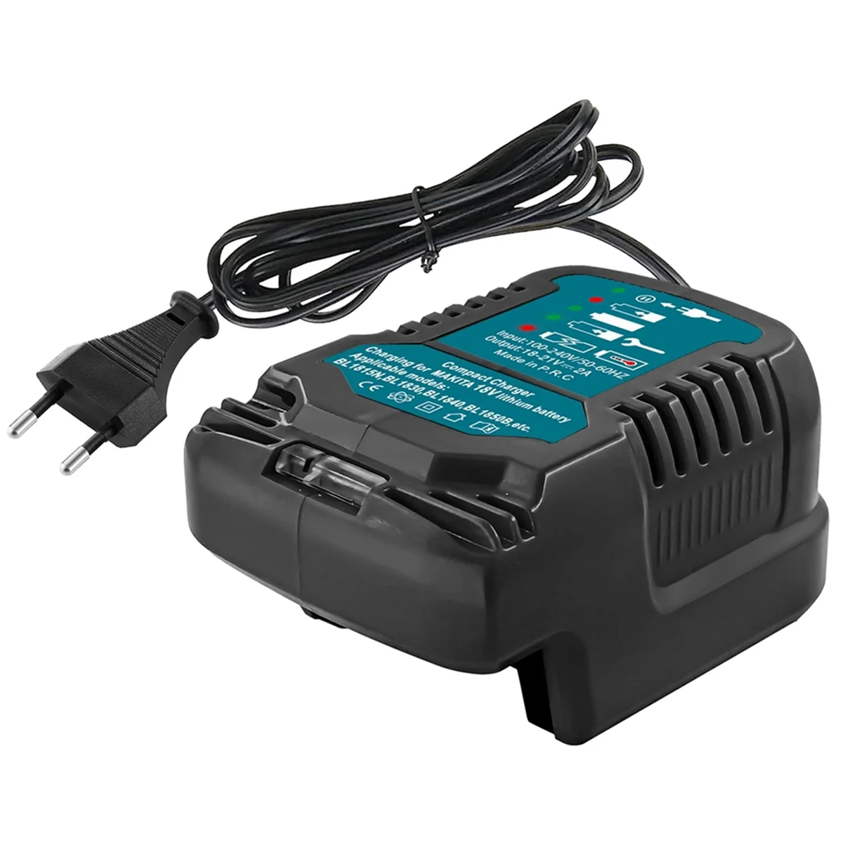 Vervangen voor Makita 18V Mini Charger DC18RC Vervangen Oplader voor Makita Lithium Batterijen BL1860 BL1450 BL1830 EU Plug