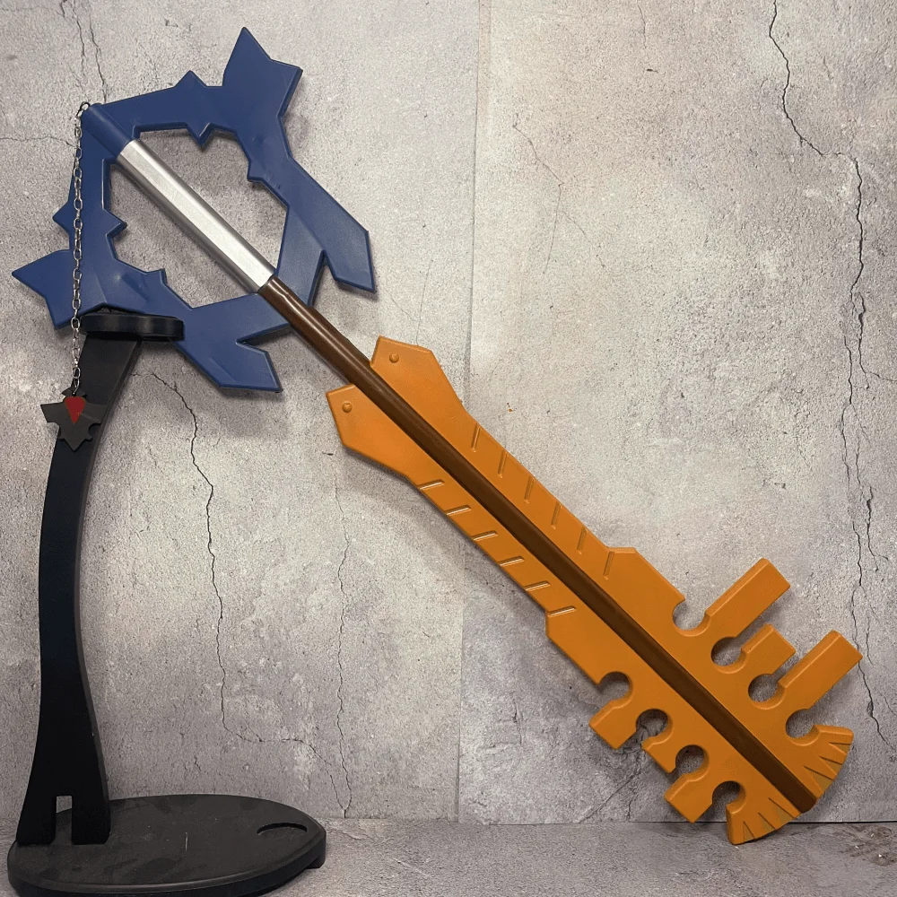 86cm Kingdom Hearts Key Katana Original Samurai Sabre Real Japanese Katana Sora Sword Anime Cosplay Prop PU Ninja Knife Toy Gift